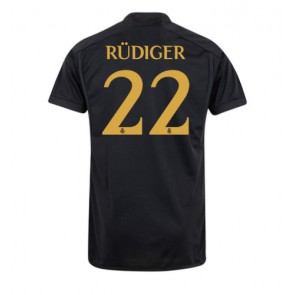 Real Madrid Antonio Rudiger #22 Rezervni Dres 2023-24 Kratak Rukavima